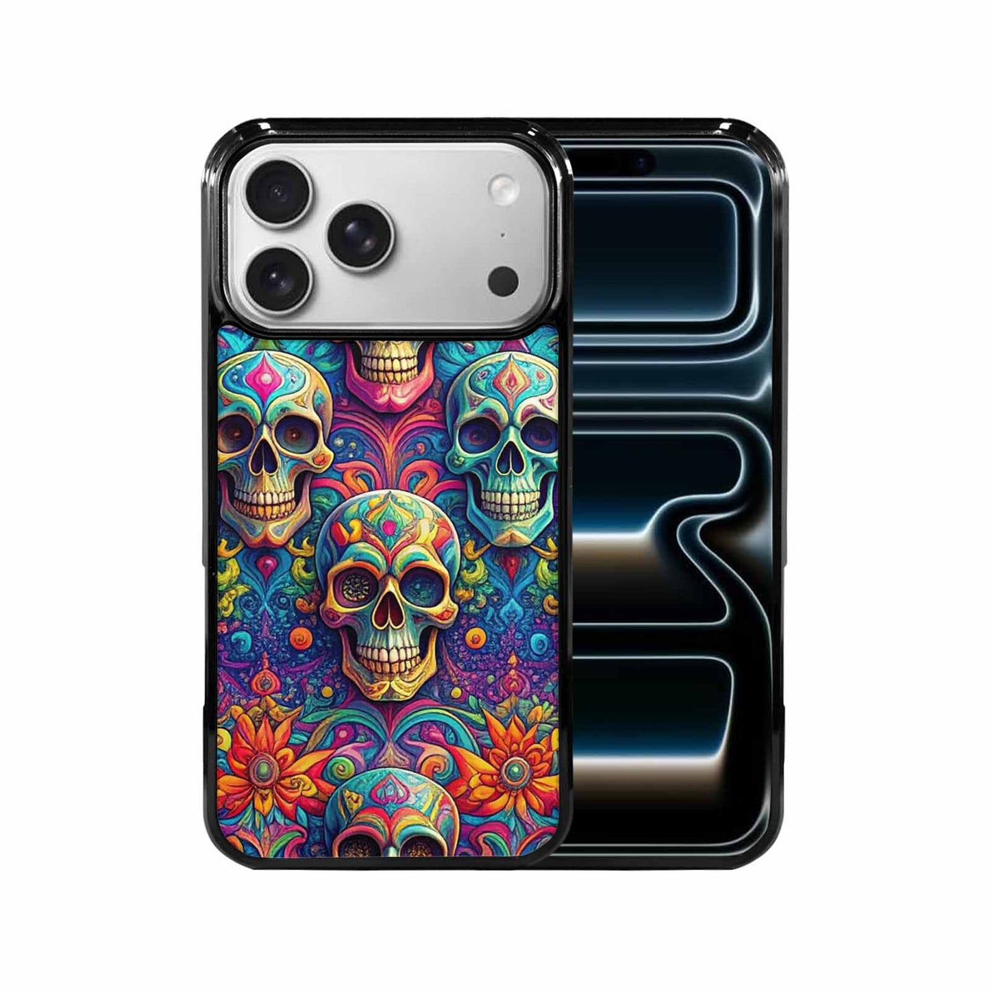 iPhone 17 Pro Max Case — Skull Dark Art Gothic Print Gothic, Custom Phone Case