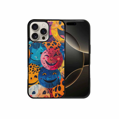 iPhone 16 Pro Max Case — Smiley Faces Animal Printsmile Kh7 Personalized, Original Design Phone Case