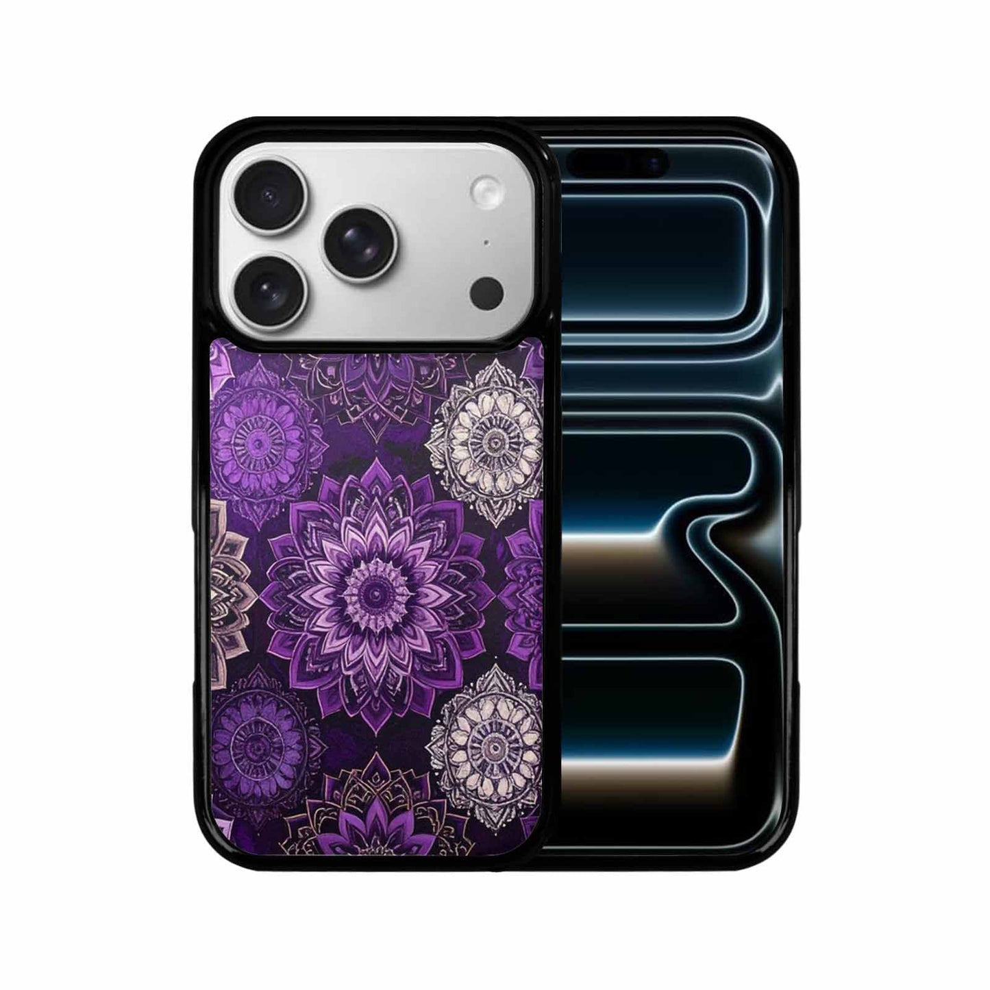 iPhone 17 Pro Case — Small Mandala Pattern Randomly Varying Floral, Personalized Phone Case