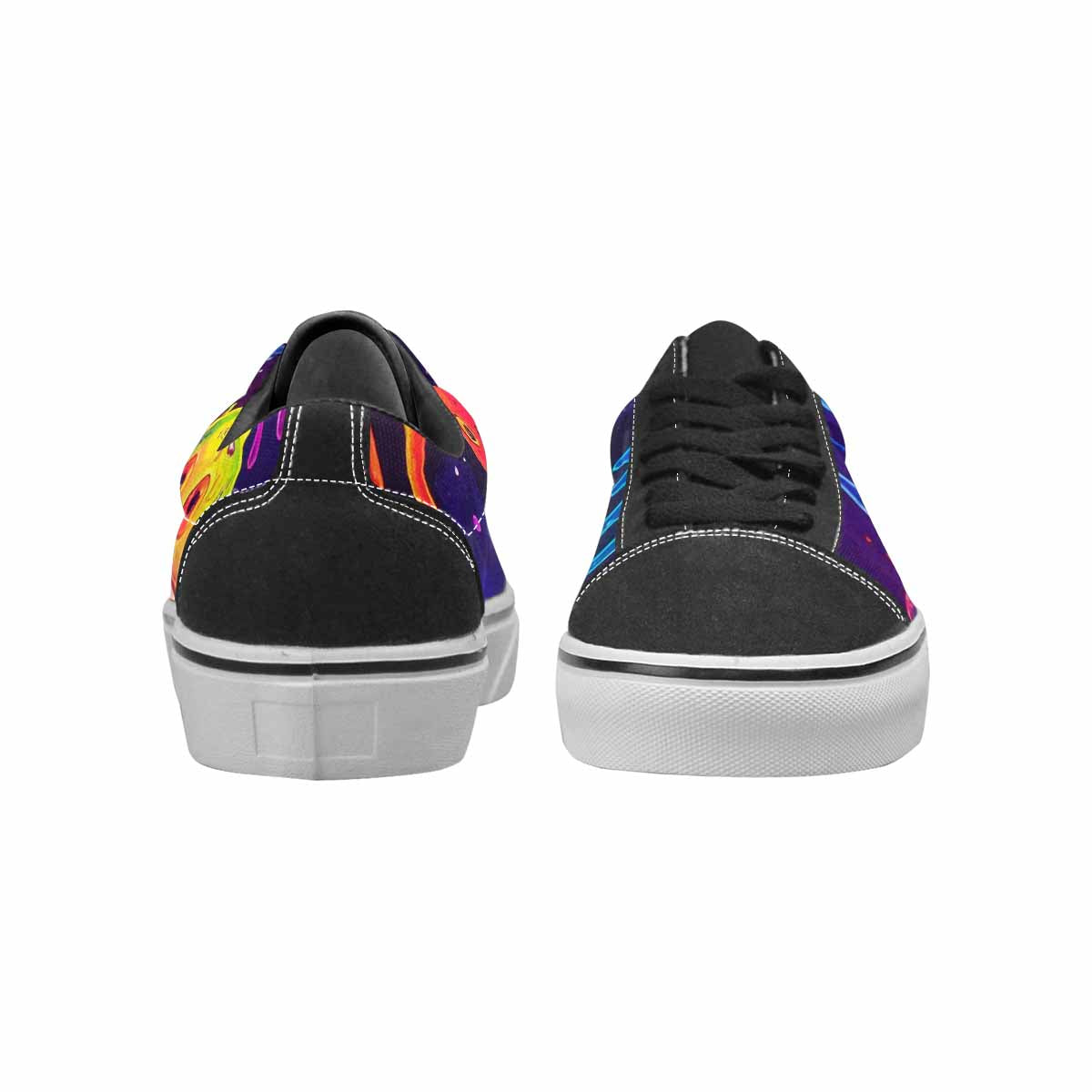 WOMEN'S Ice Cream Monsters  Lace-Up Canvas Vivid Custom Sneakers