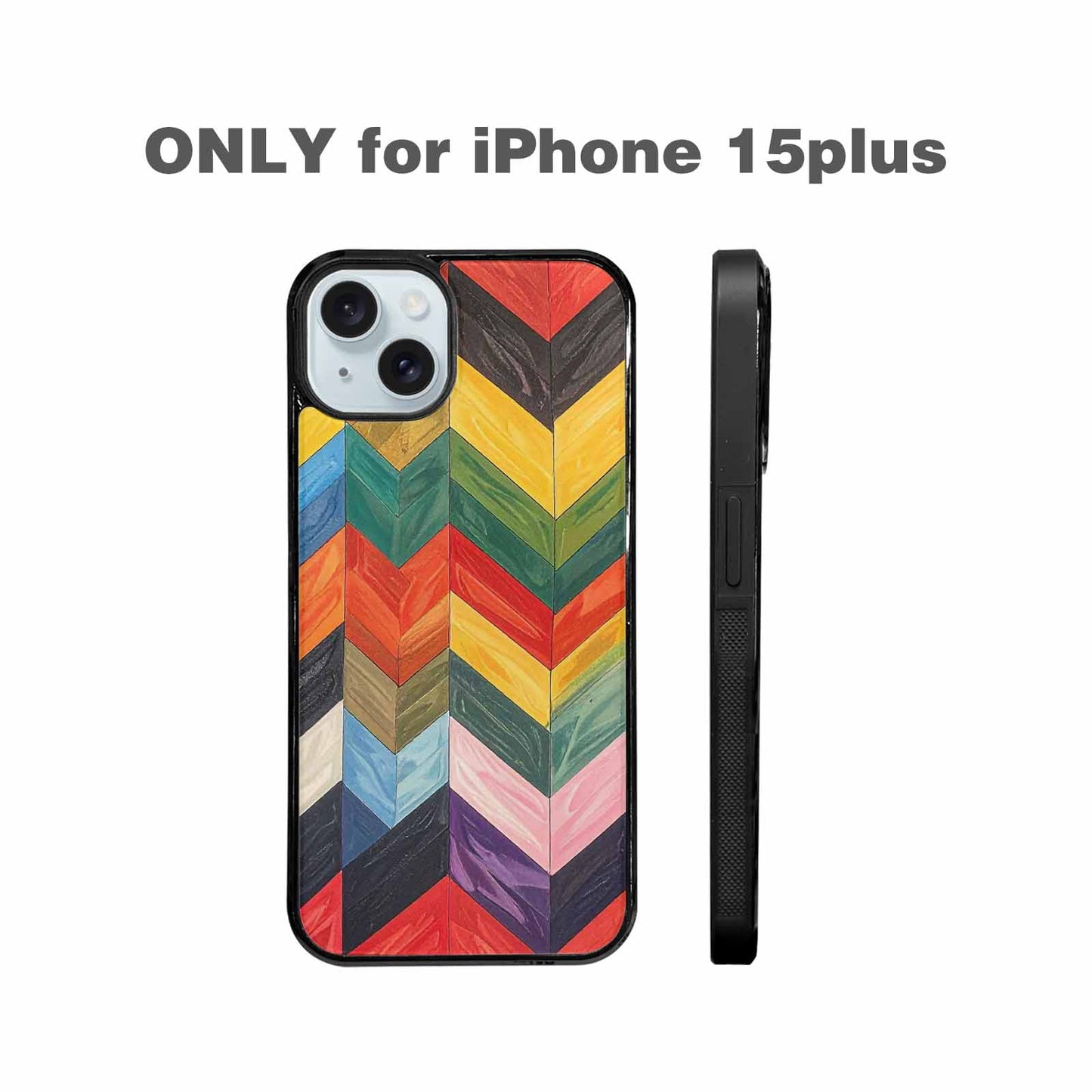 iPhone 15 Plus Case — Progress Pride Flag Color Theme Small, Original Design Phone Case
