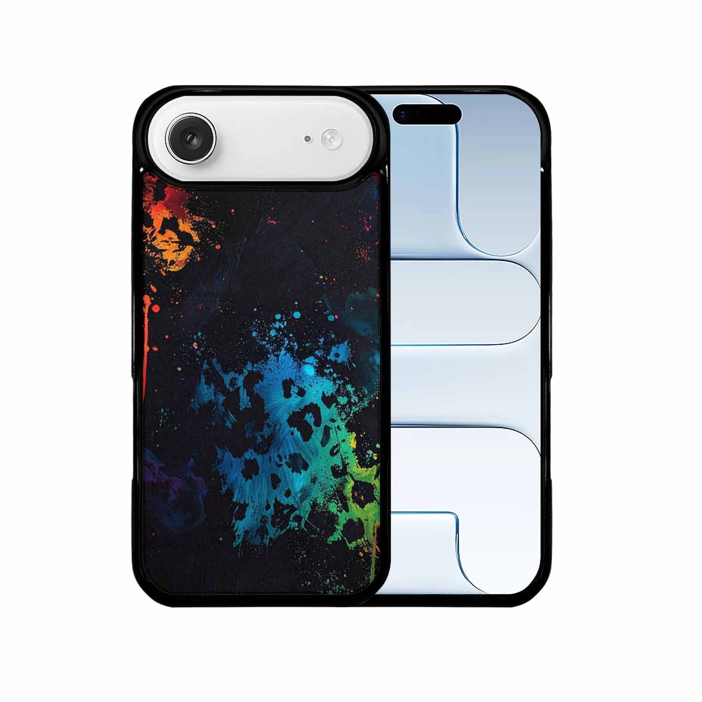 iPhone 17 Air Case — Color Style Deep Blacks Animal Print, Custom Art Phone Cover