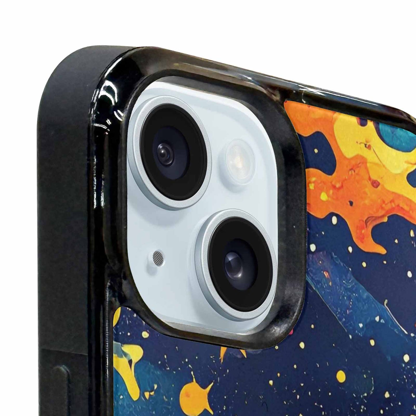 iPhone 15 Case — Cosmic Camo Harmony, Custom Print Case Cover