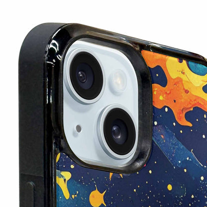 iPhone 15 Case — Cosmic Camo Harmony, Custom Print Case Cover