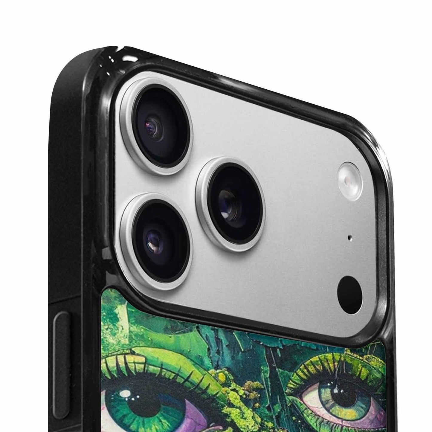 iPhone 17 Pro Max Case — Reptile Eye Cartoon Cute, Custom Printed Phone Case