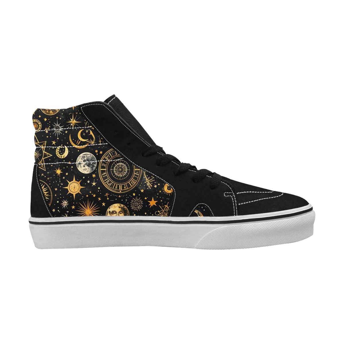 WOMEN'S Zodiac Constellation Star High Top Canvas Dark Academia Sneakers