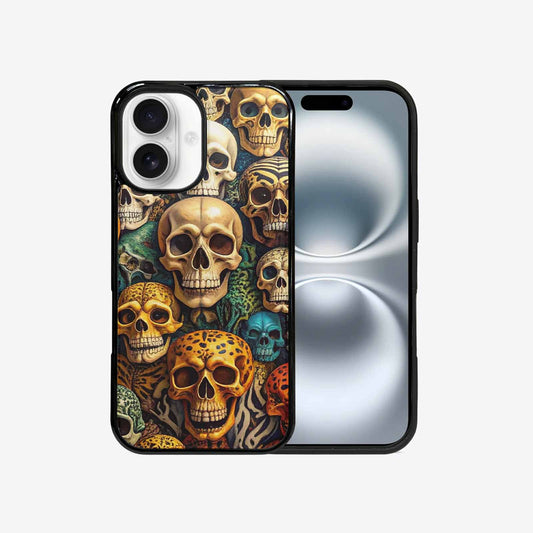 iPhone 16 Case — Skulls Animal Printskulls Patt Ekj, Custom Print Case Cover
