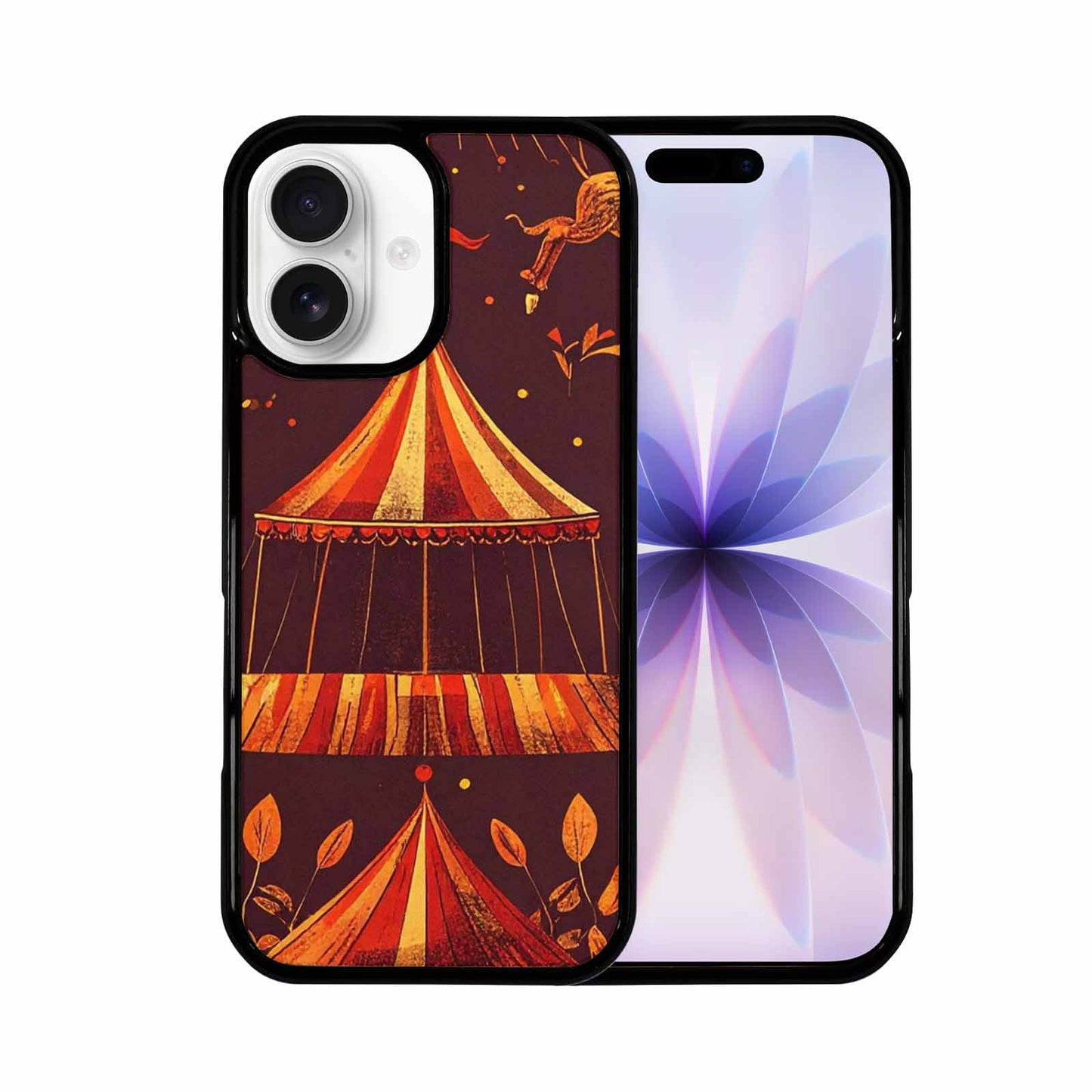 iPhone 17 Case — Vintage Circus Art Pattern Retro Vintage, Custom Designed Case Cover
