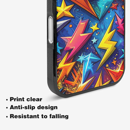 iPhone 16 Case — Lightning Bolt Storm Pattern Hundreds Of, Custom Art Phone Cover