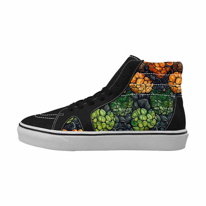 WOMEN'S Snake Skin Reptile High Top Canvas Aesthetic Shoes