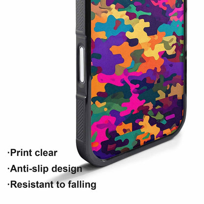 iPhone 17 Pro Max Case — Small Military Camouflage Blotch Camo, Custom Phone Case