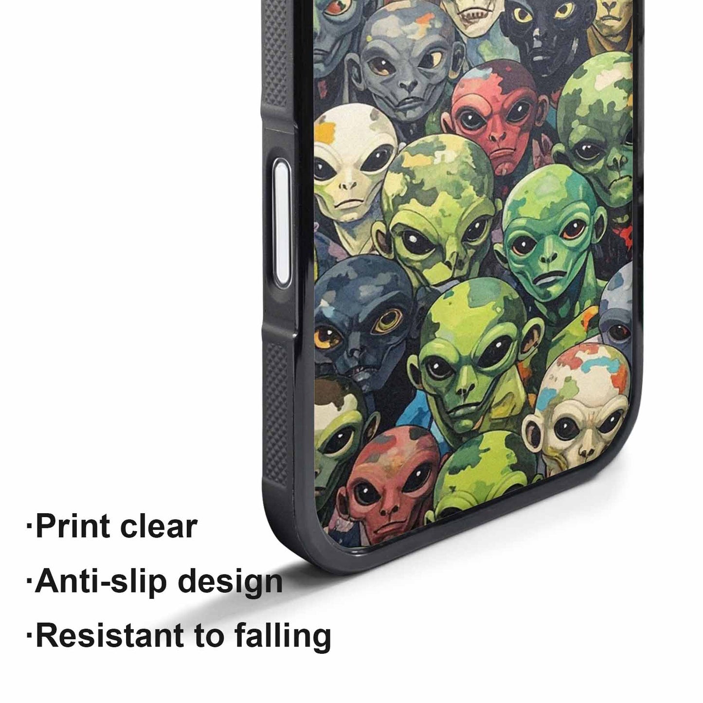 iPhone 17 Pro Max Case — Aliens Camo Aliens Alien Scifi, Custom Phone Case