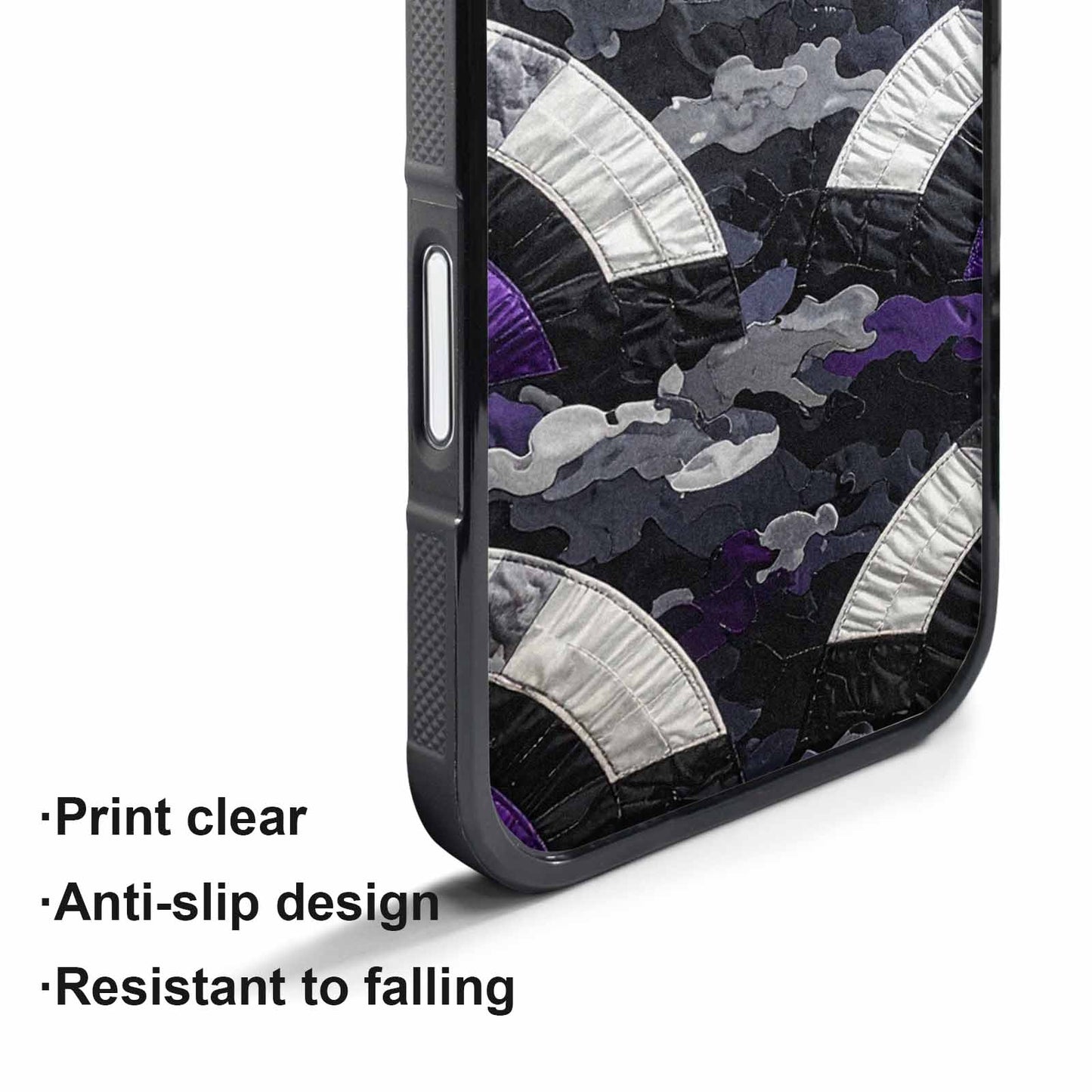 iPhone 17 Air Case — Vivid Camo Asexual Pride Camo, Personalized Phone Case