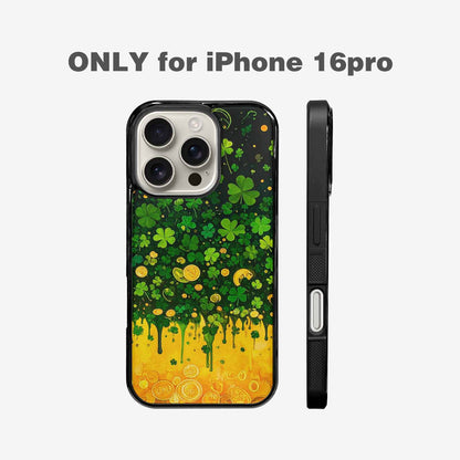 iPhone 16 Pro Case — St Patrick\'s Clover St Patrick\'s Clover, Custom Made Phone Cover