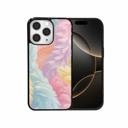 iPhone 15 Pro Max Case — Zebra Pastel Rainbow, Custom Printed Phone Case