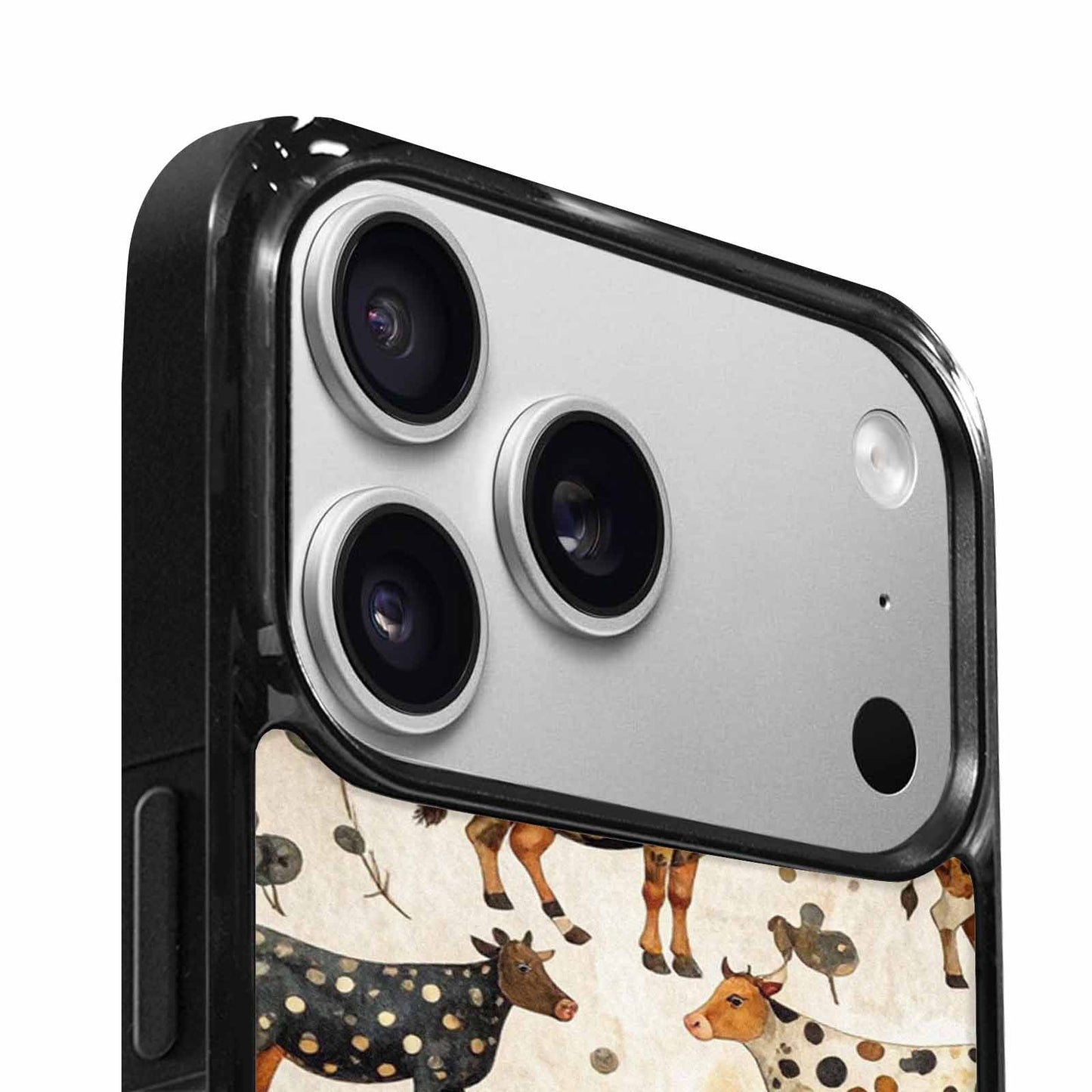 iPhone 17 Pro Max Case — Small Cow Animal Print Animal Print, Custom Phone Case