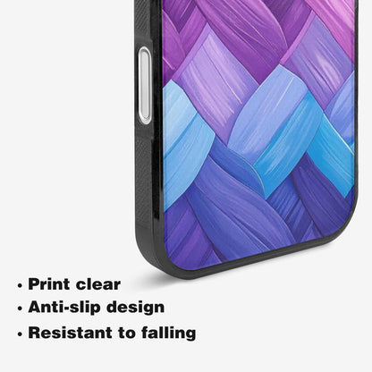 iPhone 16 Plus Case — Bisexual Flag Color Theme Small Rainbow, Custom Printed Phone Case