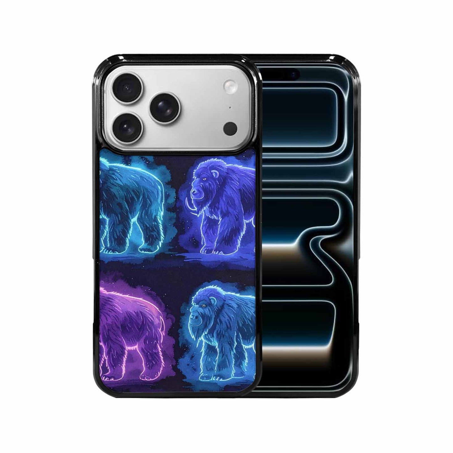 iPhone 17 Pro Max Case — Watercolor Cryptid Folklore Watercolor Abstract, Custom Print Case Cover