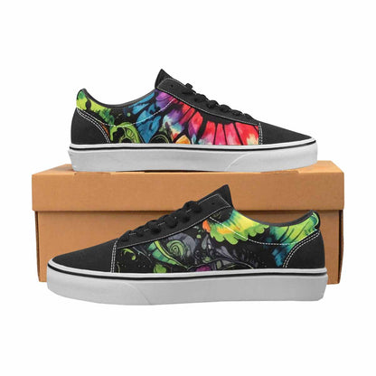 WOMEN'S Tie Lace-Up Canvas Dark Academia Sneakers