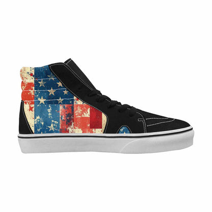 WOMEN'S American Flag Stars High Top Canvas Dreamcore Sneakers