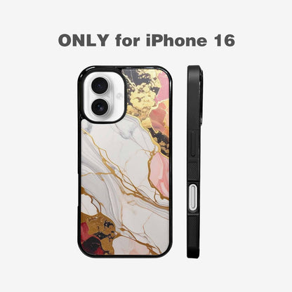 iPhone 16 Case — Marble Vein Marble Veins Pattern Hundreds, Original Design Phone Case