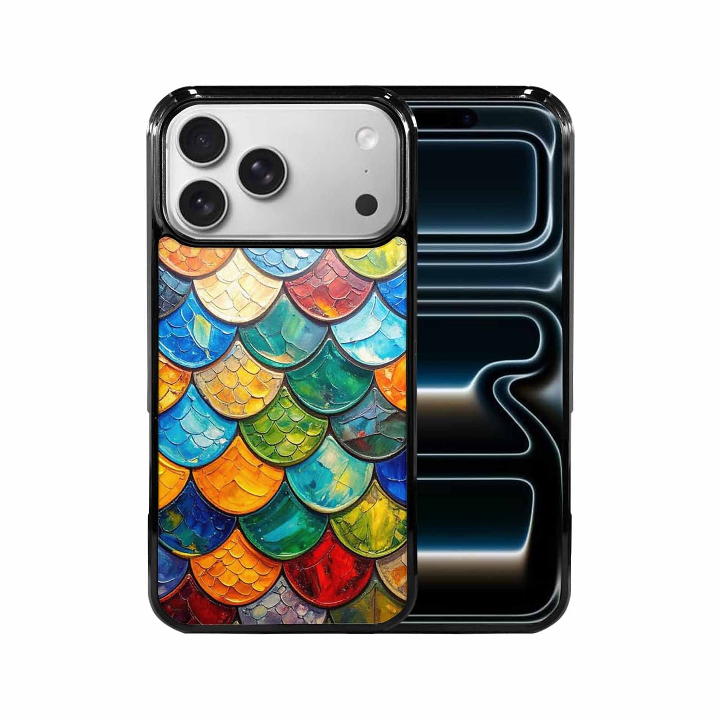 iPhone 17 Pro Max Case — Reptile Scale Full Color Original Art, Custom Designed Case Cover