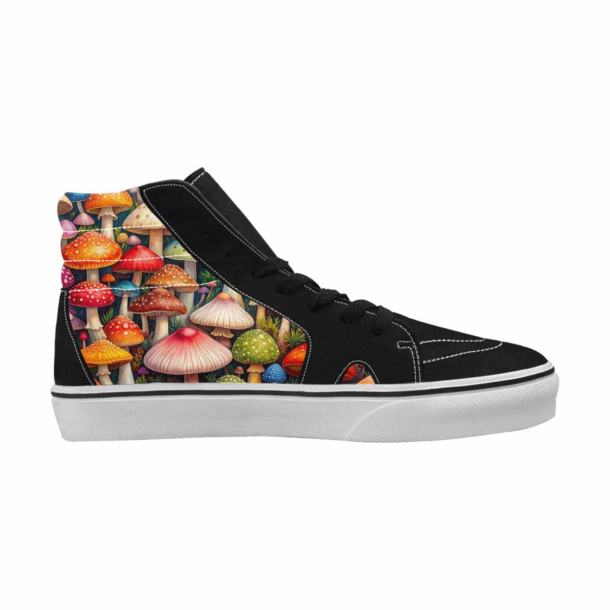 MEN'S Mushrooms (general) High Top Canvas Surreal Custom Shoes