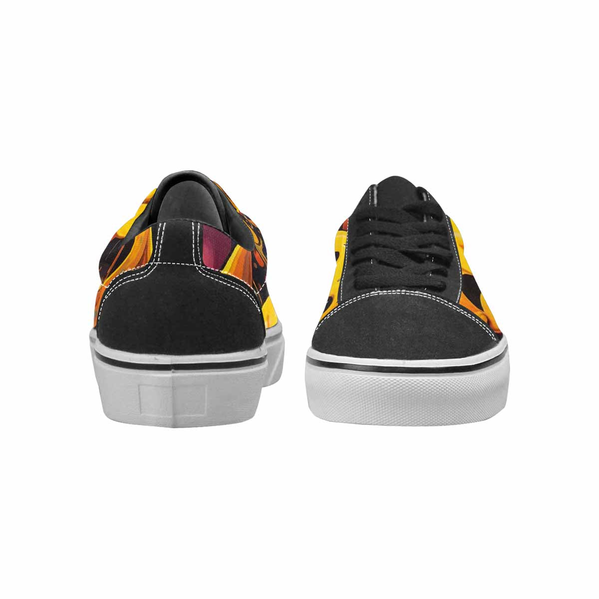 WOMEN'S Smiley Face Yellow Canvas Personalized Cottagecore Sneakers