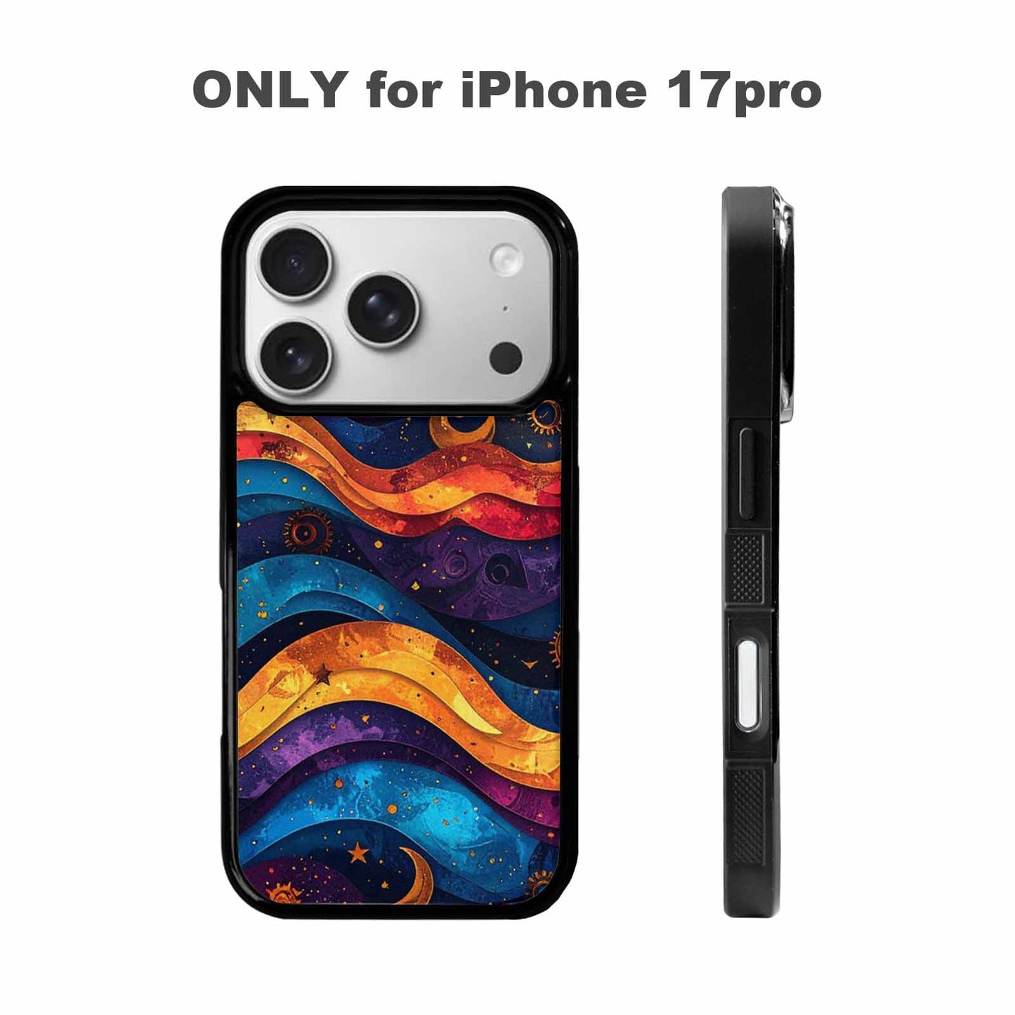 iPhone 17 Pro Case — Steampunk Galaxy Art Seamless Pattern Galaxy, Original Design Phone Case
