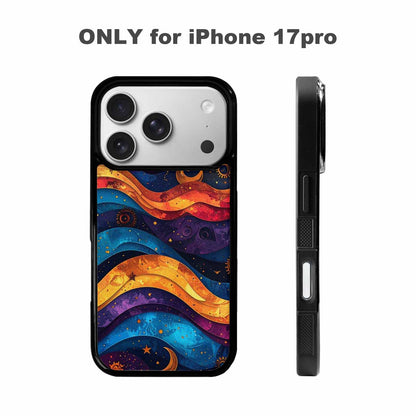 iPhone 17 Pro Case — Steampunk Galaxy Art Seamless Pattern Galaxy, Original Design Phone Case