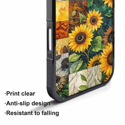 iPhone 17 Air Case — Small Sunflower Pattern Randomly Varying Floral, Unique Phone Case Design