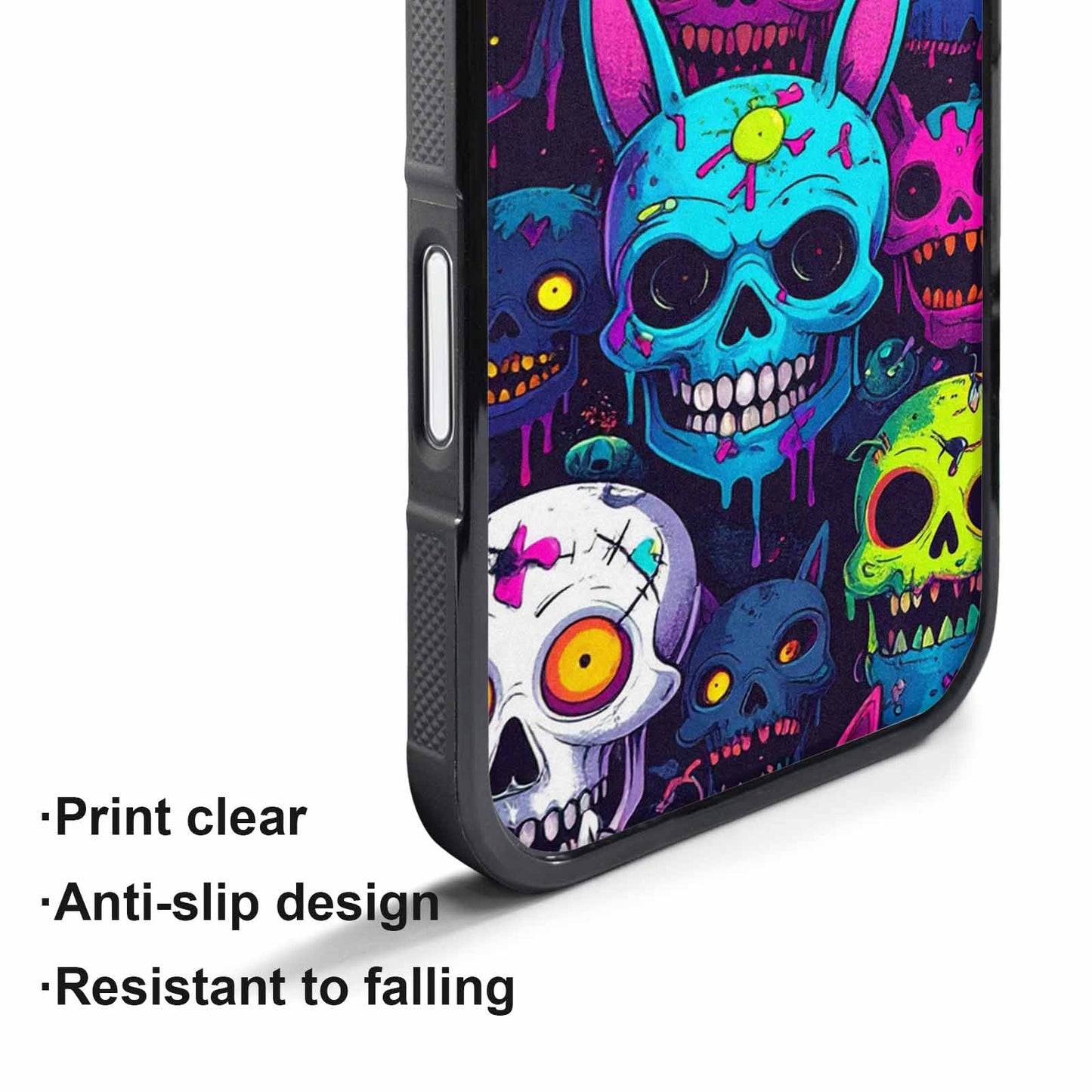 iPhone 17 Air Case — Mixed Toxic Glow Creature Pattern Cartoon, Custom Phone Case