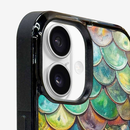 iPhone 16 Plus Case — Reptile Scale Full Color Vibrant Reptile, Custom Designed Case Cover