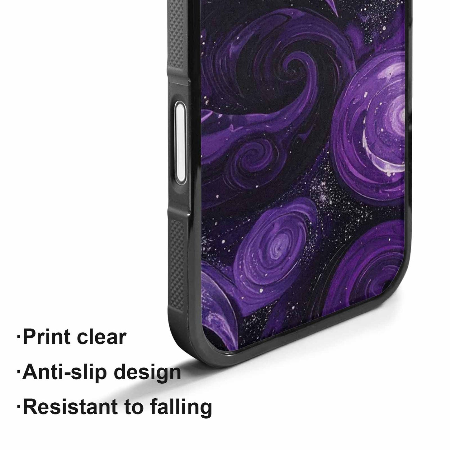 iPhone 17 Case — Seamless Repeating Pattern Of Galaxy Space, Unique Phone Case Design