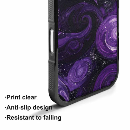 iPhone 17 Case — Seamless Repeating Pattern Of Galaxy Space, Unique Phone Case Design