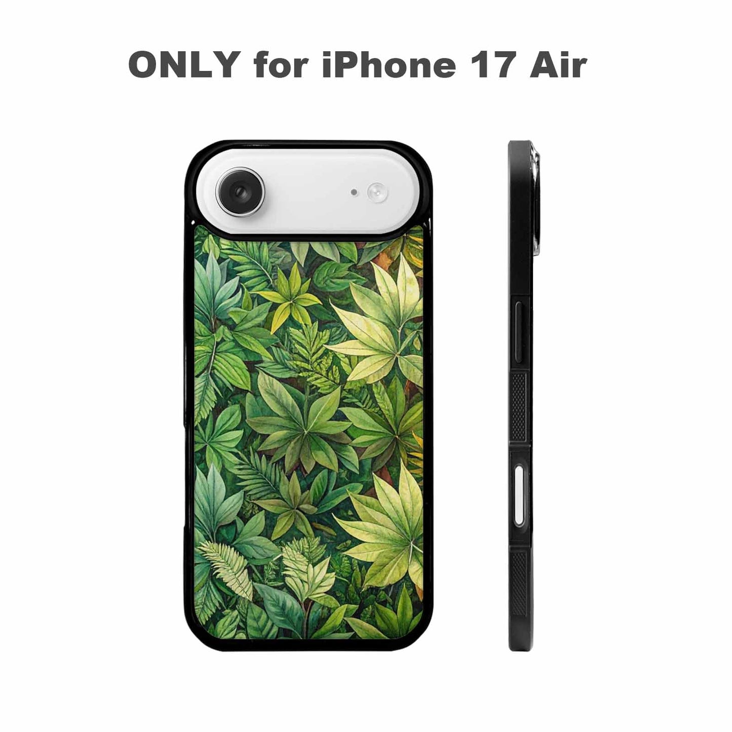 iPhone 17 Air Case — Small Seven Point Palmate Leaf Floral, Custom Art Phone Cover