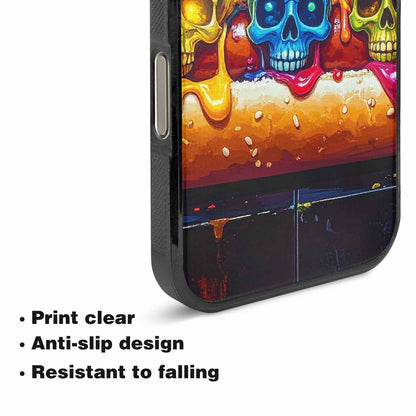iPhone 16 Pro Case — Toxic Skeleton Hot Dog Eye Small, Personalized Phone Case