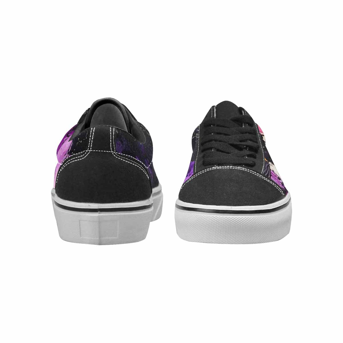 WOMEN'S Rainbow Drip Mushrooms Lace-Up Canvas Y2K Custom Shoes