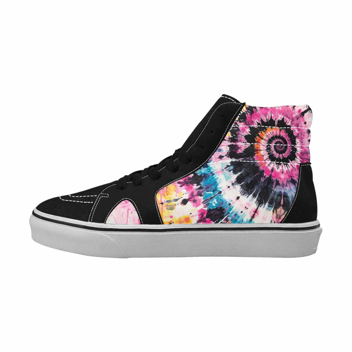 MEN'S Tie High Top Canvas Y2K Custom Shoes