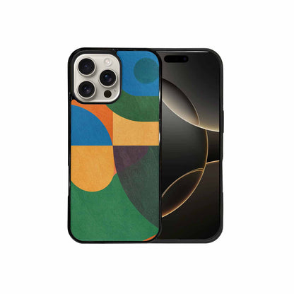 iPhone 16 Pro Max Case — 1990s Memphis Art Pattern, Customized Protective Case