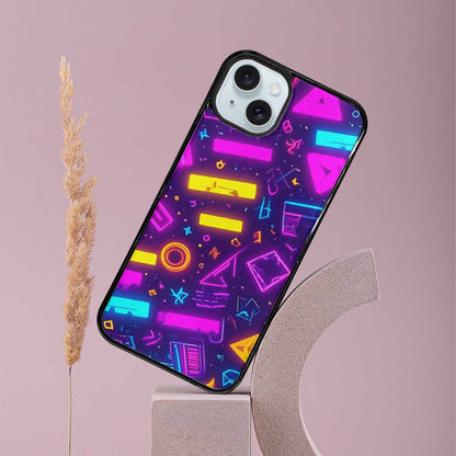 iPhone 15 Plus Case — 80s Retro Motif 80s Retro Motifs, Original Design Phone Case