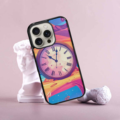 iPhone 16 Pro Case — Salvadore Dali Surrealist Dreamscape Pattern Melting, Custom Designed Case Cover