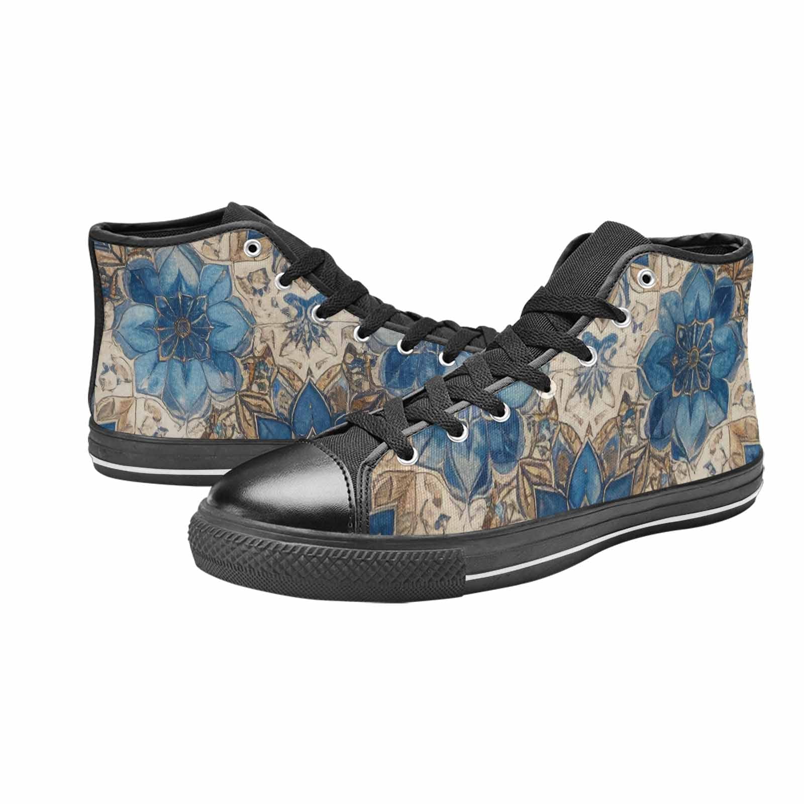WOMEN'S Mandala High Top Canvas Surreal Custom Shoes