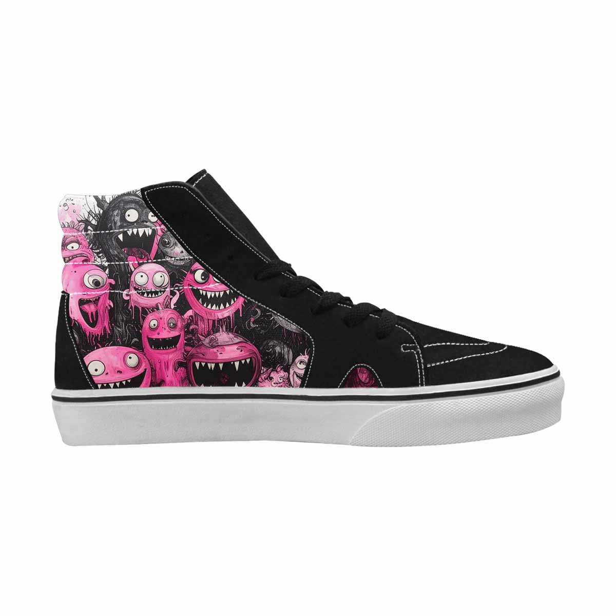 MEN'S Monsters (general) High Top Canvas Kaleidoscope Sneakers