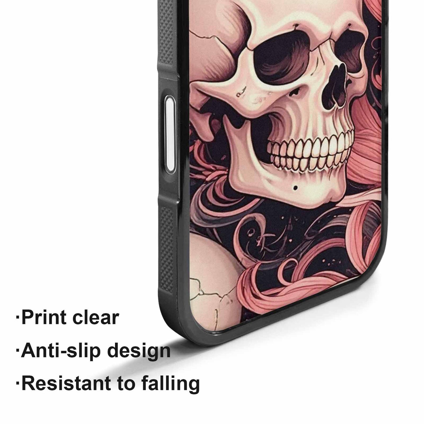 iPhone 17 Case — Skull Dark Art Gothic Print Gothic, Unique Phone Case Design
