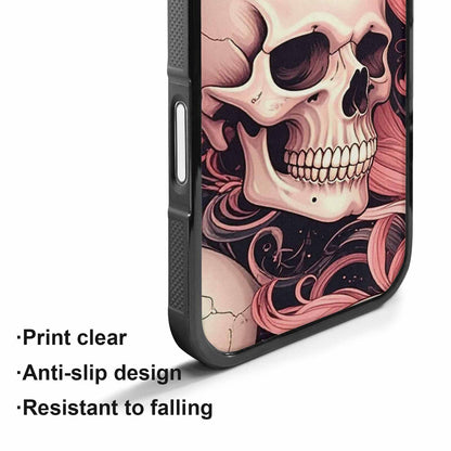 iPhone 17 Case — Skull Dark Art Gothic Print Gothic, Unique Phone Case Design