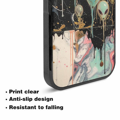 iPhone 15 Plus Case — Aliens Marblemelting Aliens Pa 7eb Personalized, Unique Phone Case Design
