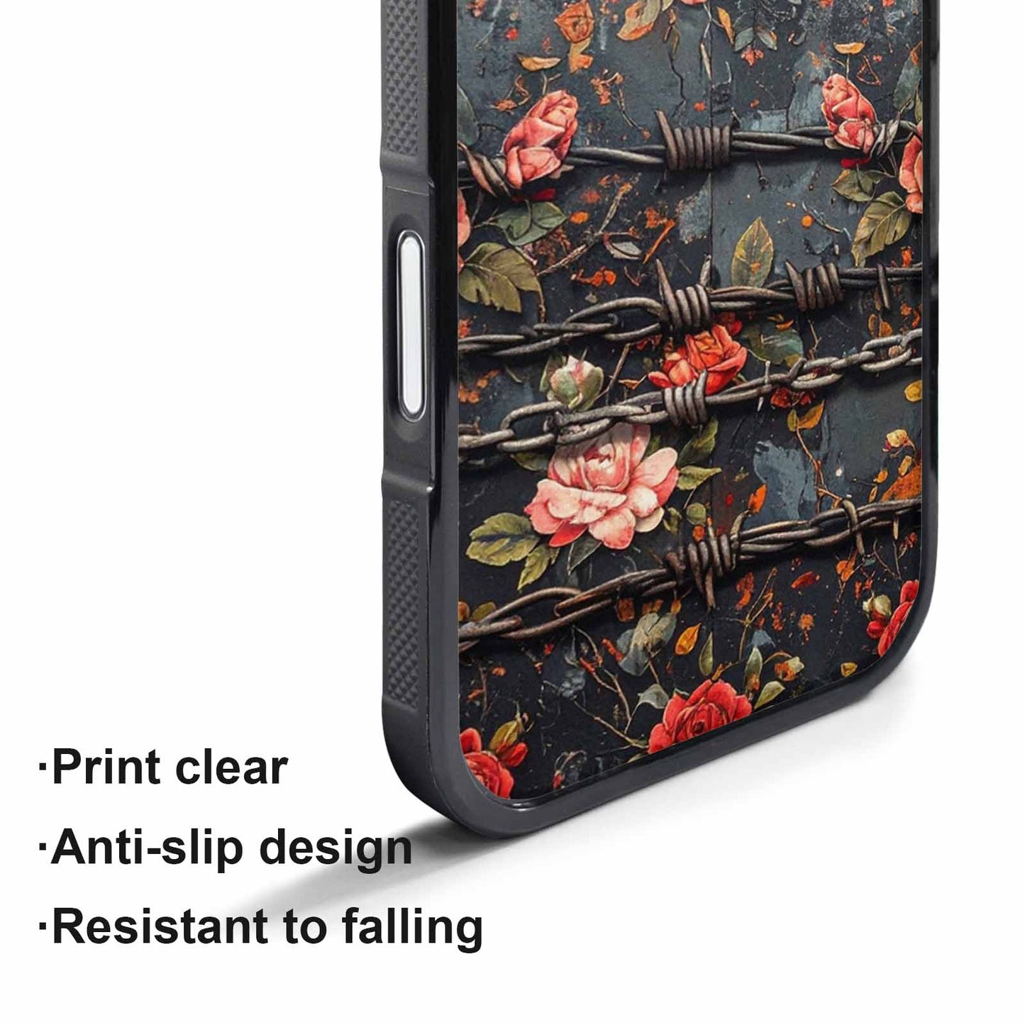 iPhone 17 Pro Case — Small Barbed Wire And Chain Original, Custom Print Case Cover