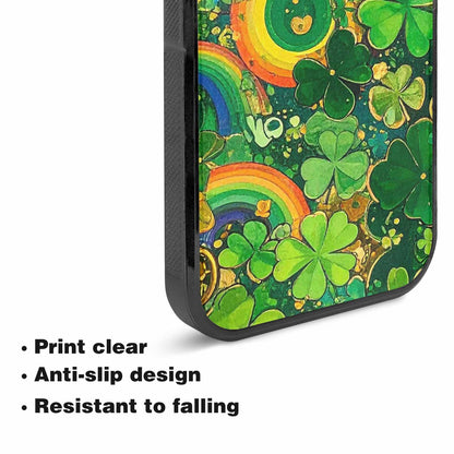 iPhone 15 Plus Case — St Patrick\'s Clover St Patrick\'s Clover, Custom Made Phone Cover
