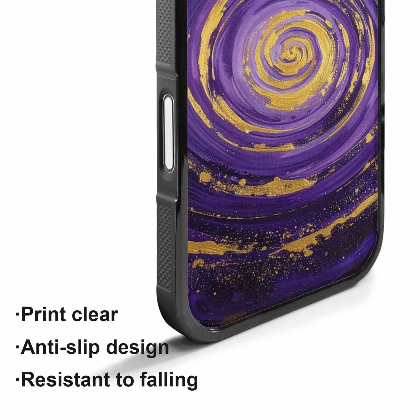 iPhone 17 Case — Starry Night Nebula Brushstroke Custom Galaxy, Custom Phone Case
